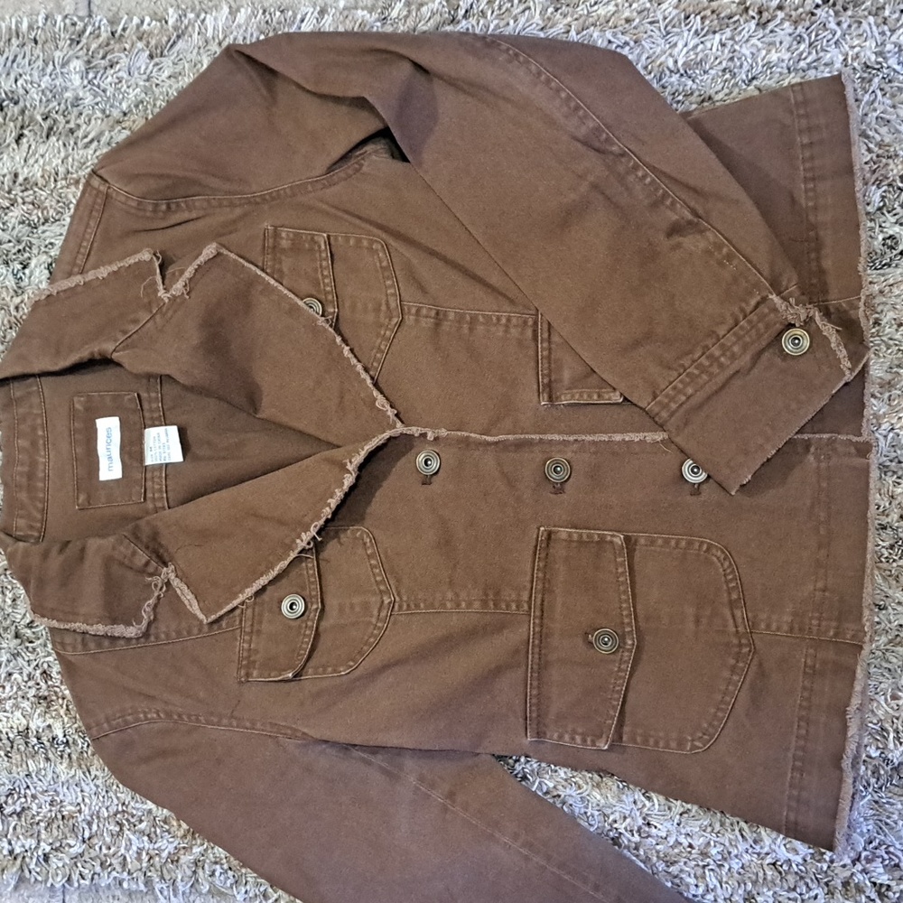 Maurices Brown 100% Cotton Jacket